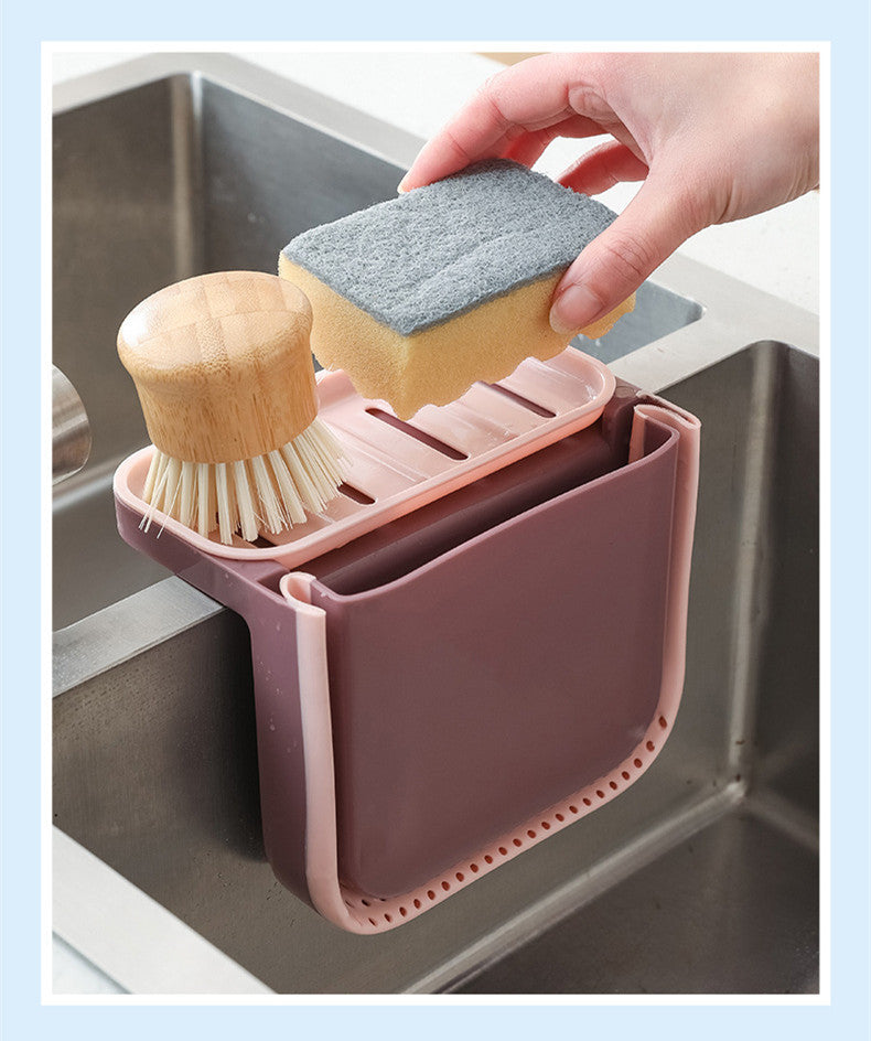 Foldable Kitchen Drain Filter Shelf – Space-Saving & Hygienic