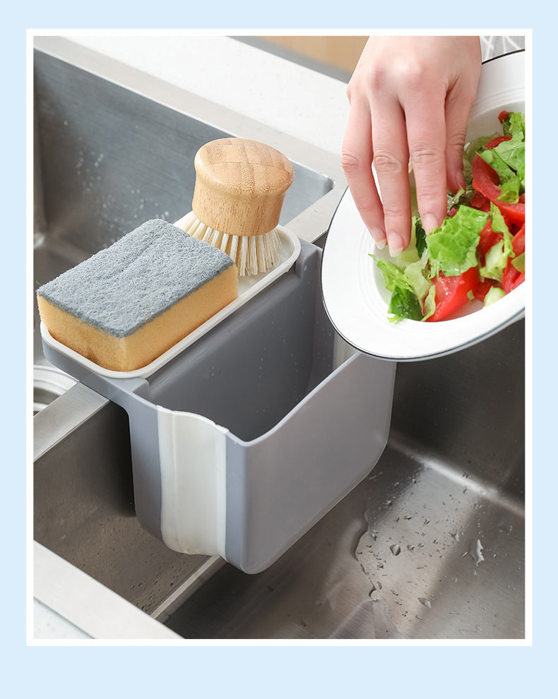 Foldable Kitchen Drain Filter Shelf – Space-Saving & Hygienic