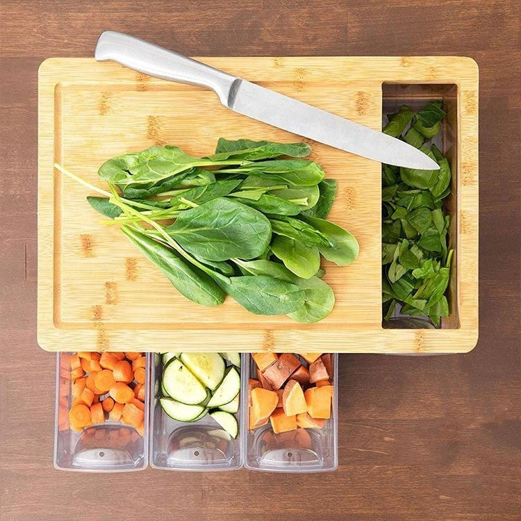 Drawer-Style Rectangular Cutting Board – Hidden Kitchen Prep