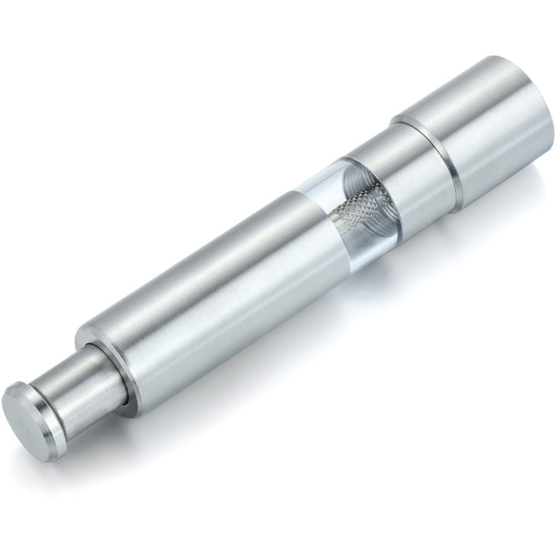 Thumb‑Press Black Pepper Grinder – Stainless Steel 201