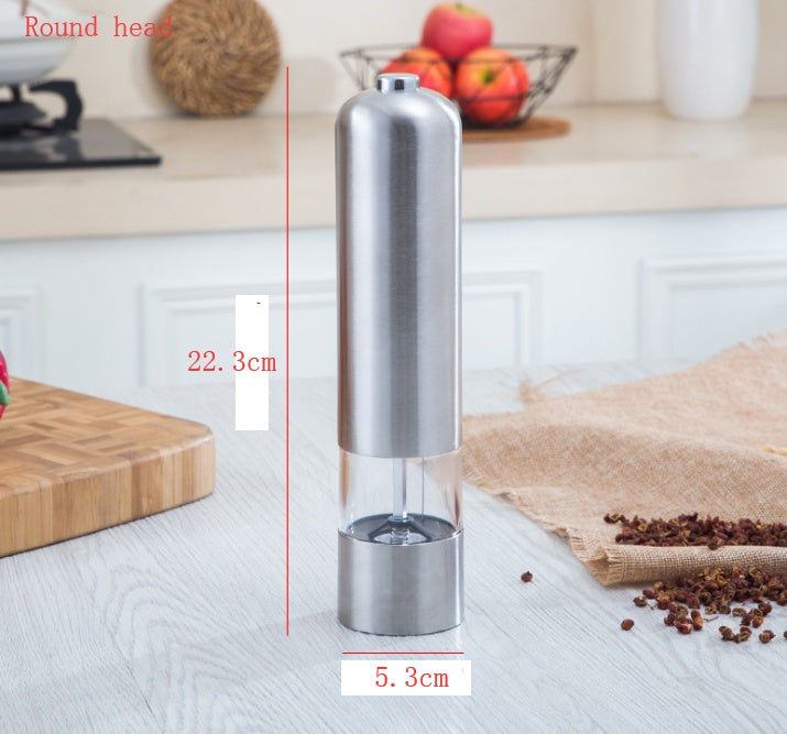 Electric Salt & Pepper Grinder — One-Touch, Adjustable Grinding