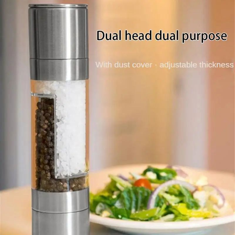 2-in-1 Salt & Pepper Adjustable Grinder