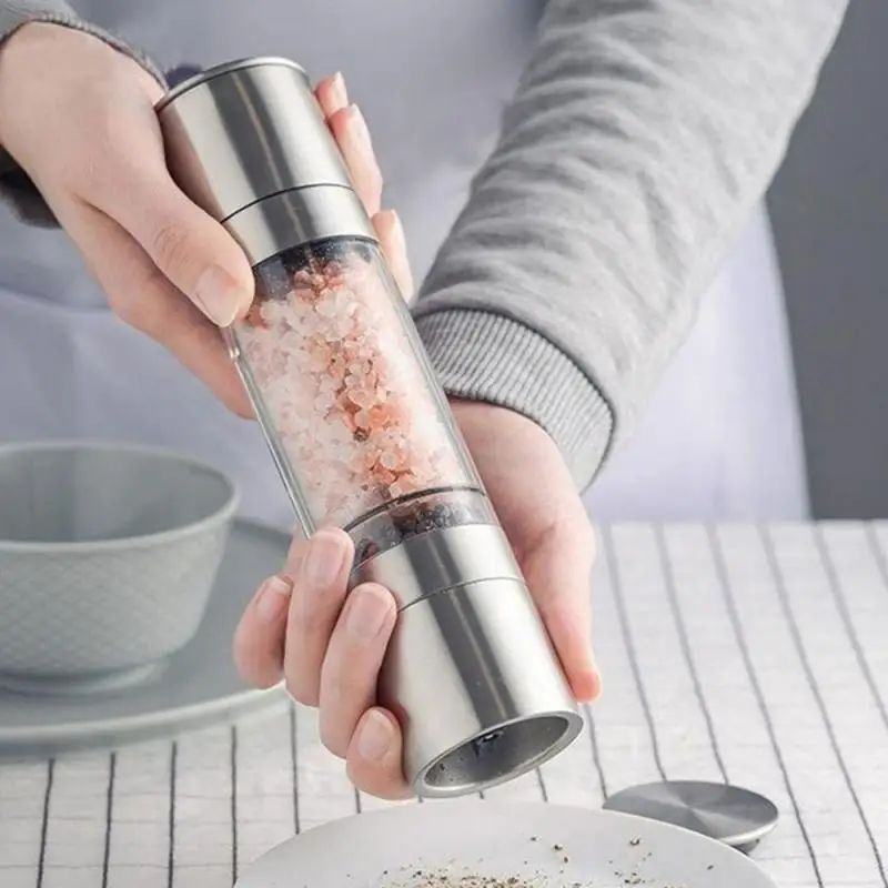2-in-1 Salt & Pepper Adjustable Grinder