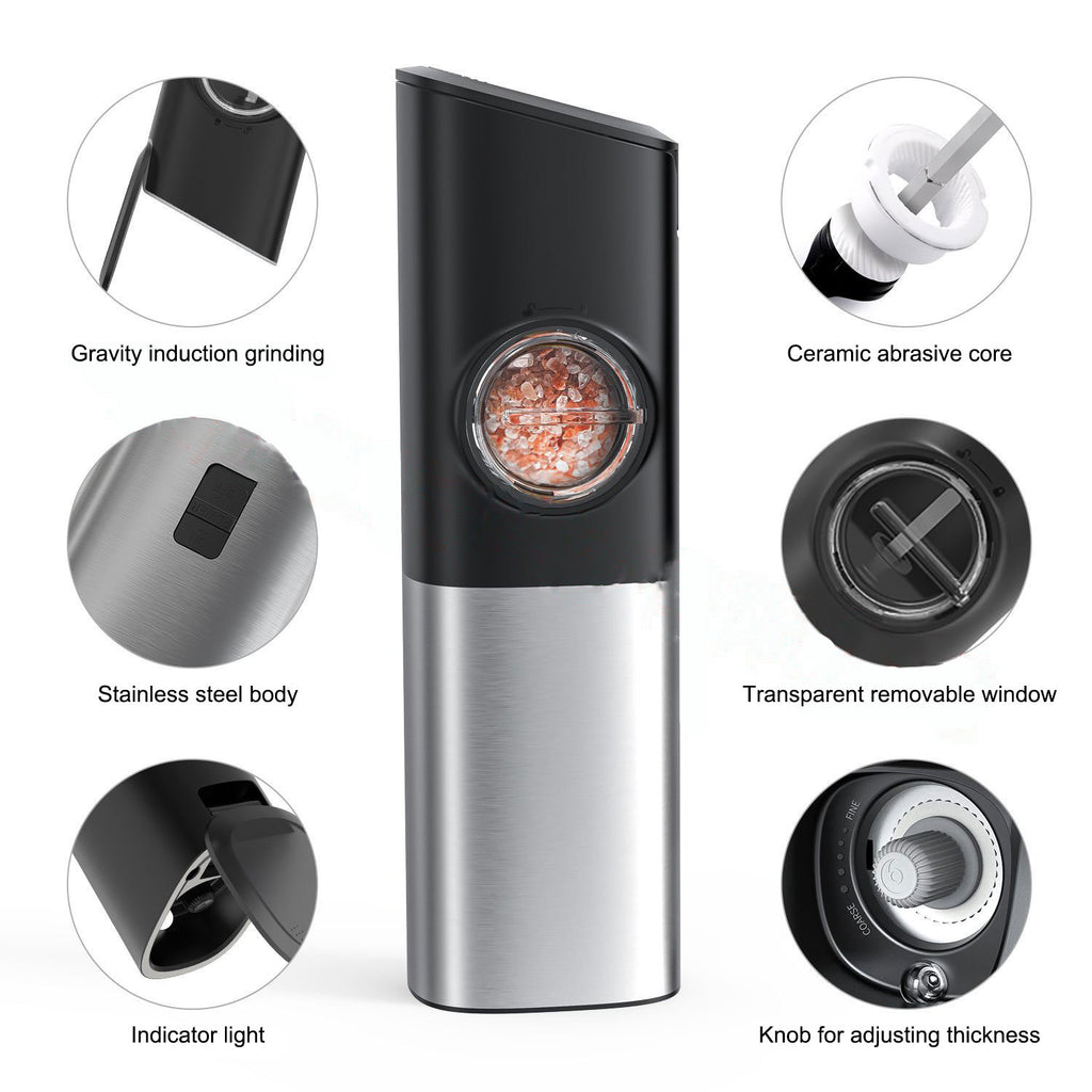 Rechargeable Ceramic Electric Spice Grinder — Easy Seasoning